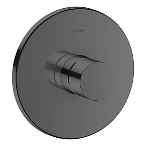 hansgrohe Axor Uno set de finition 45605330 mitigeur de douche à encastrer, avec poignée zéro, chrome noir poli