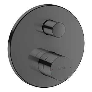 hansgrohe Axor Uno trim kit 45407330 concealed bath mixer, zero handle, with integrated safety combination, polished black chrome