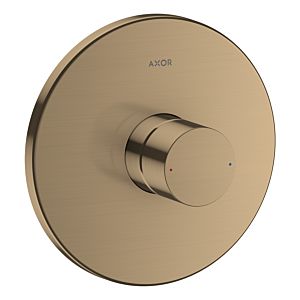 hansgrohe Axor Uno trim kit 45605140 concealed shower mixer, with zero handle, brushed bronze