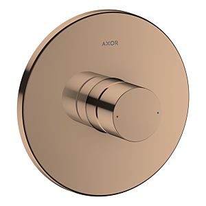 hansgrohe Axor Uno set de finition 45605300 mitigeur de douche à encastrer, avec poignée zéro, or rouge poli