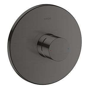 hansgrohe Axor Uno set de finition 45605340 mitigeur de douche à encastrer, avec poignée zéro, chrome noir brossé