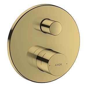 hansgrohe Axor Uno Fertigmontageset 45405990 Unterputz-Wannenarmatur, mit Zerogriff, polished gold optic