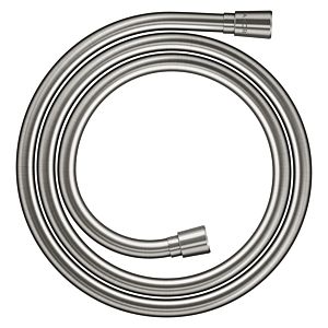 Flexible de douche Hansgrohe Axor One 28626800, effet métallique, conique aux deux extrémités, 160 cm (1600 mm), finition inox