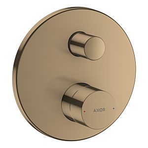 hansgrohe Axor Uno trim set 45407140 concealed bath mixer, zero handle, with integrated safety combination, brushed bronze