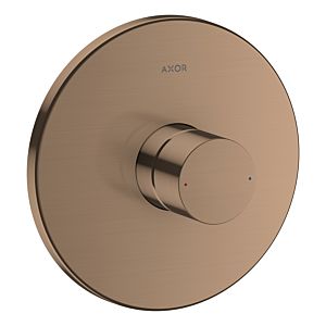 hansgrohe Axor Uno trim set 45605310 concealed shower mixer, with zero handle, brushed red gold