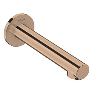 hansgrohe Axor Uno bath spout 45410300 projection 175mm, straight, with rosette, wall mounting, polished red gold
