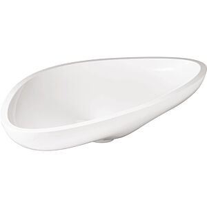 hansgrohe Waschschüssel Axor Massaud Nr. 42300000 80 cm, Mineralguss, weiss