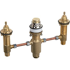 hansgrohe Axor basic set 15484180 DN 15, for 3-hole rim-mounted bath mixer