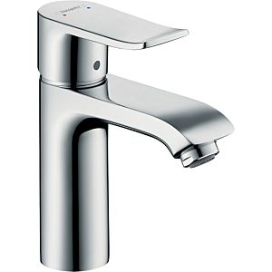 hansgrohe Metris 110 Waschtischarmatur 31080000 chrom, mit Ablaufgarnitur