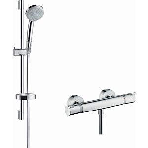 hansgrohe Croma shower system 27034000 958 mm shower rail, with thermostat, chrome