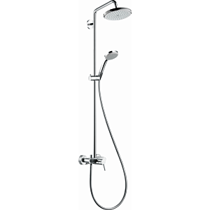 hansgrohe Croma 220 Showerpipe 27222000  Brausearm 40 cm, schwenkbar, chrom