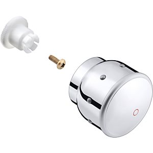 Poignée hansgrohe pour côté eau chaude Mondial 15292490 aspect blanc / or