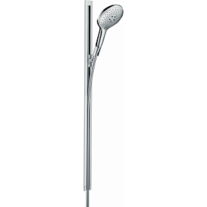hansgrohe Raindance 150 Brausestange 26626400 Select 150, 90 cm, weiss chrom,Schlauch 160 cm