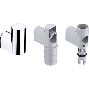 hansgrohe wall support with cover for 92110810 wall bar UnicaD satinox