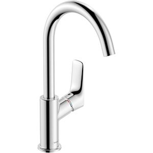 hansgrohe Logis 210 Waschtisch Armatur 71131000 chrom, Höhe 300 mm, ohne Ablaufgarnitur