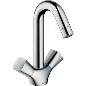 hansgrohe Logis 2-Griff Waschtischarmatur 71221000 chrom, ohne Ablaufgarnitur