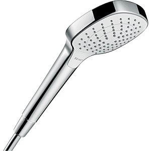 hansgrohe Croma Select E Vario Handbrause 26812400 weiß/chrom, Brausekopf 110 mm