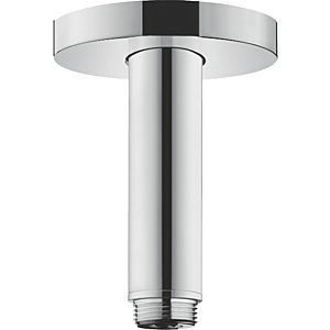 hansgrohe Deckenanschluss S 100mm 27393000 chrom, 100 mm, Rosette rund, DN 15, G 1/2"