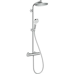 hansgrohe Crometta S 240 Showerpipe 27268000 chrom, 1jet, EcoSmart, 9 l/min, Ø 24 cm