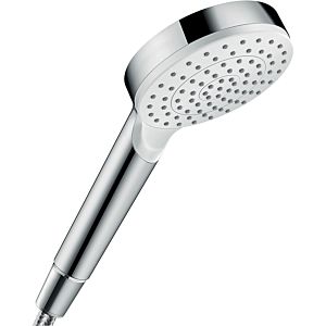hansgrohe Crometta 1jet douchette à main 26334400 blanc chrome, vert 6 l, pomme de douche 100 mm