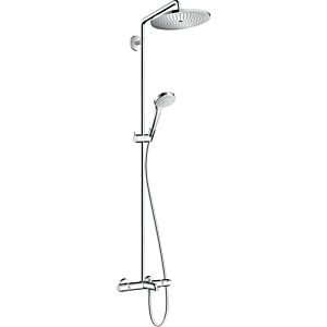 hansgrohe Croma Select 280 Air Showerpipe 26792000 chrom, 1jet, d= 280 mm, für Badewanne