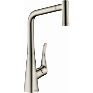 hansgrohe 14780800 douchette extractible 2jet aspect inox