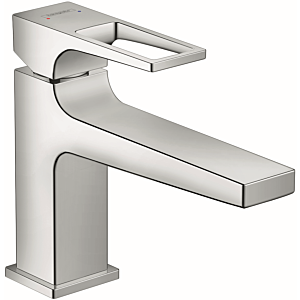 hansgrohe Metropol 100 Waschtischarmatur 74502000 chrom, Bügelgriff, mit Push Open Ablaufgarnitur