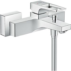 hansgrohe Metropol Wannenarmatur 74540000 chrom, Aufputz, mit Bügelgriff