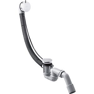 hansgrohe Komplettset Flexaplus S 58150000 mit Ab- und Überlaufgarnitur (Normalwannen), chrom