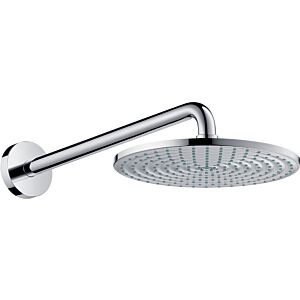 hansgrohe plaque de douche de hansgrohe Raindance Air 27474810 240mm avec bras de douche satinox