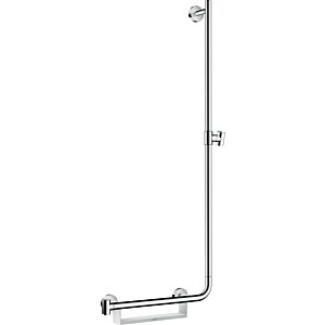 hansgrohe Unica barre de douche 26404400 1100mm, blanc / chromé , droite