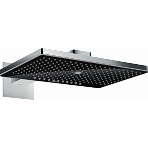 hansgrohe Rainmaker Select 460 Kopfbrause 24007600 schwarz/chrom, 3jet, Wandmontage, Brausearm 460mm