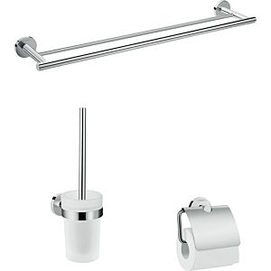 Hansgrohe Bad-Accessoire-Set Logis Universal 41727000, 3-teilig, chrom