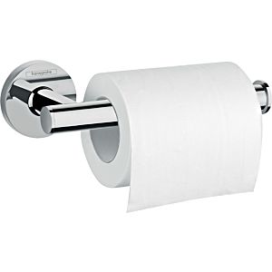 Hansgrohe Logis Universal Papierhalter 41726000 Messing, ohne Deckel, chrom
