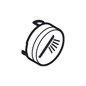 hansgrohe push button 93573880 for concealed thermostat, button hand shower, matt