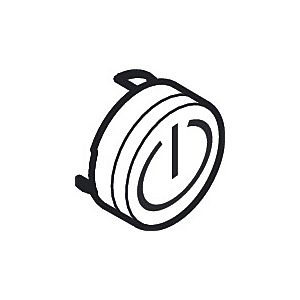 hansgrohe ShowerSelect Druckknöpfe 92579610 für UP-Thermostat, schwarz, Taste an/aus