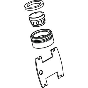 hansgrohe Strahlregler M24 x 2000 6 l / min 98802000 theft-proof