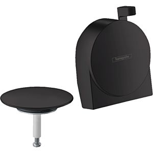 hansgrohe Exafill S jeu de garnitures 58117670 remplissage de baignoire, avec jet d&#39;inondation, noir mat