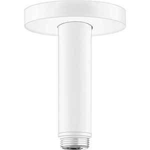 hansgrohe plafond hansgrohe S 27393700 100 mm, blanc mat, DN 15, rosace ronde