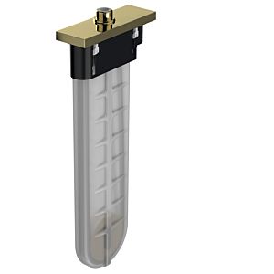 hansgrohe sBox Wannenrandset 28010990 polished gold optic, eckig, für Wannen- und Fliesenrand