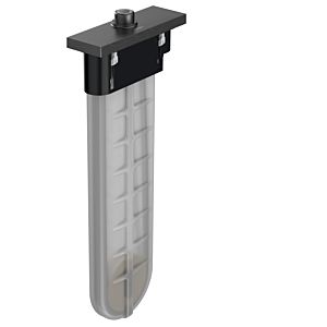 hansgrohe sBox Wannenrandset 28010340 brushed black chrome, eckig, für Wannen- und Fliesenrand