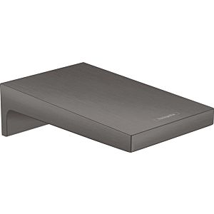 hansgrohe Metropol spout 32543340 projection 185 mm, wall mounting, brushed black chrome