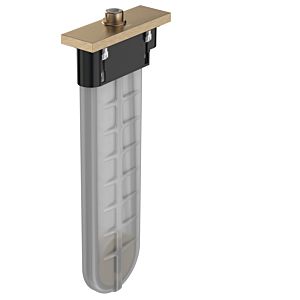 hansgrohe sBox Wannenrandset 28010140 brushed bronze, eckig, für Wannen- und Fliesenrand