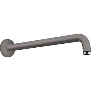 hansgrohe bras de hansgrohe 27413340 chrome noir brossé, 90 °, 389 mm