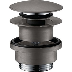 hansgrohe Ablaufgarnitur 50100340 brushed black chrome, G 1 1/4, Messing