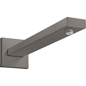 hansgrohe bras de Rainfinity match0 27694340 carré, 389 mm, chrome noir brossé