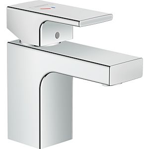 hansgrohe Vernis Shape Waschtischarmatur 71593000 CoolStart, mit Zugstangen-Ablaufgarnitur, chrom