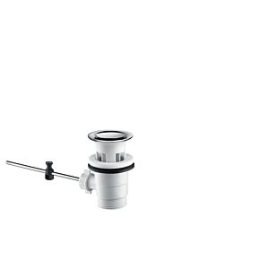 hansgrohe Ablaufventil Kunststoff 92168000 mit Edelstahl Blende