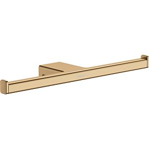hansgrohe AddStoris Papierrollenhalter 41748140 doppelt, Wandmontage, Metall, brushed bronze