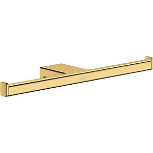 hansgrohe AddStoris Papierrollenhalter 41748990 doppelt, Wandmontage, Metall, polished gold optic